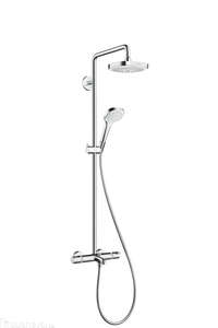   Hansgrohe Croma Select E 180 2jet Showerpipe 27352400    , , 