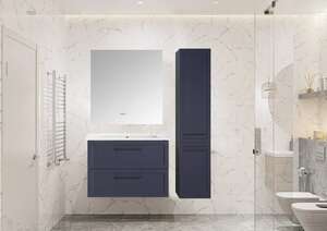 Мебель для ванной комнаты ASB-mebel Белмонти 85 см ясень браш софт синий