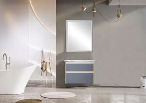 Мебель для ванной комнаты ASB-mebel Диана 75 см серый, дуб янтарный