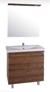 Мебель для ванной комнаты ASB-mebel Коста 80 светлый орех, напольная