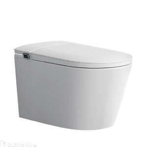 Электронный унитаз-биде Abber Bequem AC1121S безободковый, импульсный смыв, белый