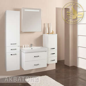 Мебель для ванной комнаты Акватон Америна 80 белая