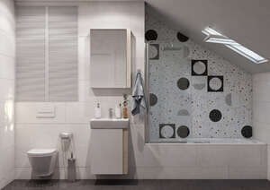 Мебель для ванной комнаты Акватон Кантри 47 см, подвесная, белая
