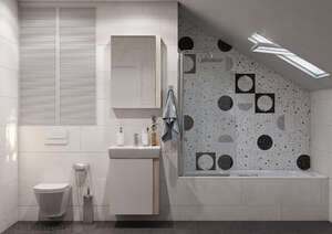 Мебель для ванной комнаты Акватон Кантри 51 см, подвесная, белая