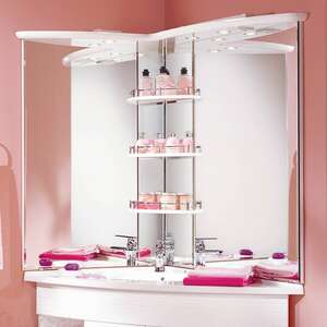 Зеркальные шкафы для ванной с розеткой и подсветкой