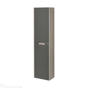Шкаф-колонна Акватон Оливия 1A254603OLUG0 40 см, серый