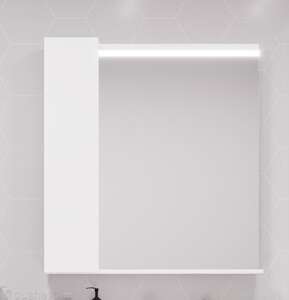 Зеркальный шкаф Акватон Рене 80 Белый 1A222502NRC80