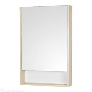 Зеркальный шкаф Акватон Сканди 1A252102SDB20 55 см, белый