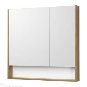 Зеркальный шкаф Акватон Сканди 1A252302SDZ90 85 см, белый