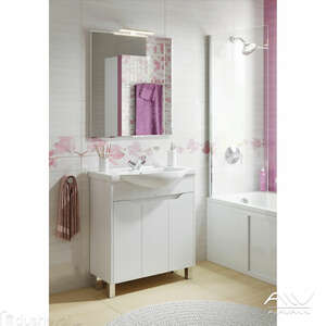 Мебель для ванной комнаты Alavann Crystal 65 белый