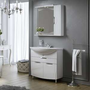 Мебель для ванной комнаты Alavann Monaco 80 белый