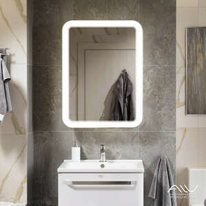 Зеркальный шкаф Alavann Vanda Lux 60  см белый