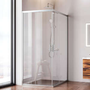 Душевой уголок Am.Pm Gem 120x90 W90G-403-120290-MT стекло прозрачное, профиль хром матовый