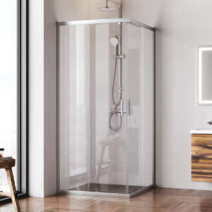 Душевой уголок Am.Pm Gem 90x90 W90G-403-9090MT стекло прозрачное, профиль хром матовый