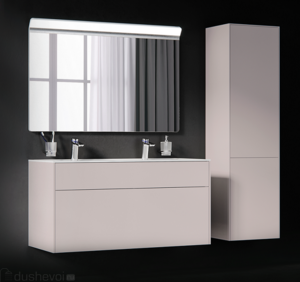 Мебель для ванной комнаты Am.Pm Inspire 2.0 Комплект мебели элегантный серый 120 см