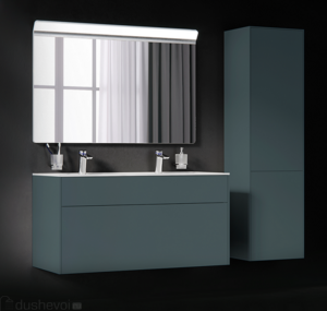 Мебель для ванной комнаты Am.Pm Inspire 2.0 Комплект мебели черный 120 см