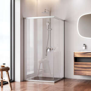 Душевой уголок Am.Pm Sunny 100x100 W87G-403-100100-MT стекло прозрачное, профиль хром матовый