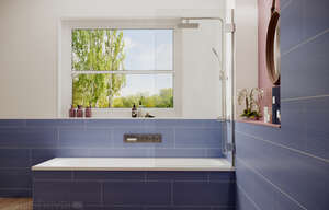 Шторка для ванны Ambassador Bath Screens 16041101 70x140 распашная