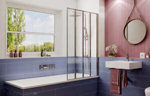 Шторка для ванны Ambassador Bath Screens 16041110R 90x140 складная