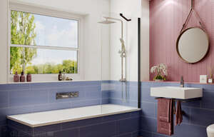 Шторка для ванны Ambassador Bath Screens 16041206 70x140 неподвижная