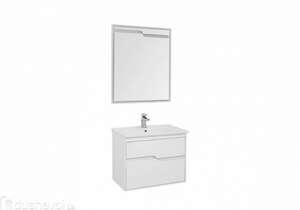 Комплект мебели Aquanet Модена 75 см подвесная 2 ящика, белая