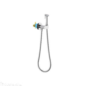 Встраиваемый смеситель с гигиеническим душем Aquatek Оберон AQ1024CR хром