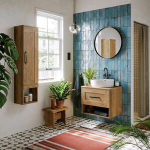 Мебель для ванной комнаты Aqwella Craft 60 см дуб балтийский