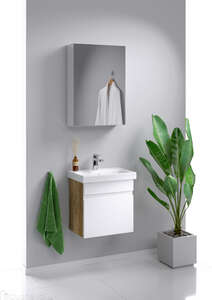 Мебель для ванной комнаты Aqwella Smart 50 дуб балтийский