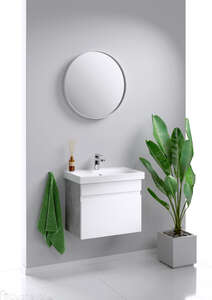 Мебель для ванной комнаты Aqwella Smart 60 светлый бетон