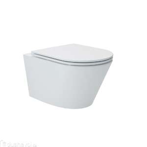 Подвесной унитаз Art-Max BARI AM822-V/SC безободковый, с сиденьем микролифт, белый