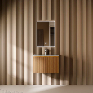 Комплект мебели для ванной ArtDecco Andy 60 см белый дуб