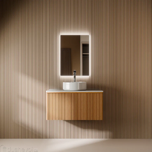 Комплект мебели для ванной ArtDecco Andy 80 см белый дуб