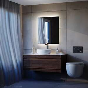 Комплект мебели для ванной ArtDecco Bridget 100 см черный орех