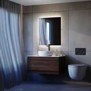 Комплект мебели для ванной ArtDecco Bridget 80 см черный орех