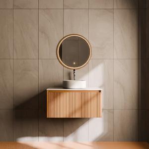 Комплект мебели для ванной ArtDecco Elizabeth 80 см белый дуб