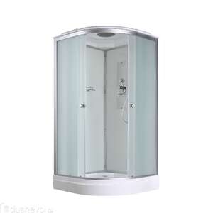 Душевая кабина AvaCan 100x100 D2010 стандартная, стекло матовое, профиль хром