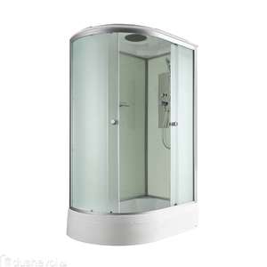 Душевая кабина AvaCan 120x80 D3012R стандартная, стекло матовое, профиль хром, правая