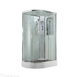 Душевая кабина AvaCan 120x90 A2912R стандартная, стекло прозрачное, профиль хром, правая