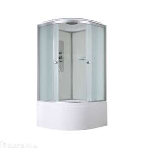 Душевая кабина AvaCan 90x90 D5090 стандартная, стекло матовое, профиль хром