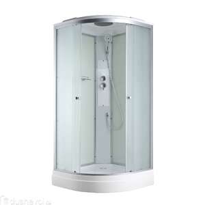 Душевая кабина AvaCan C 100x100 C2010 стандартная, стекло матовое, профиль матовый хром