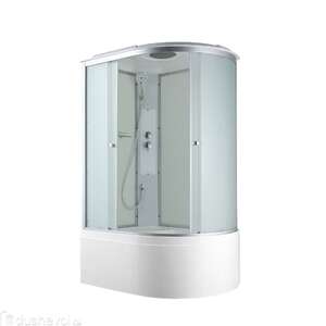 Душевая кабина AvaCan C 120x80 C5012L стандартная, стекло матовое, профиль матовый хром, левая