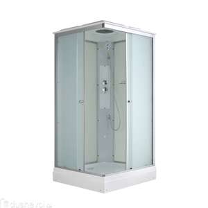 Душевая кабина AvaCan CK 90x90 CK2090 стандартная, стекло матовое, профиль хром