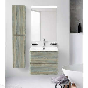 Мебель для ванной комнаты BelBagno Albano 70 см подвесная, 2 ящика, Pino Scania