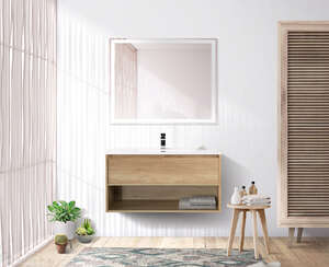 Мебель для ванной комнаты BelBagno Kraft 100 Rovere Nebrasca Nature