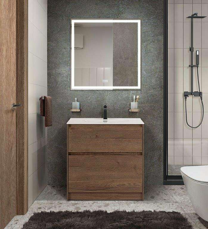 Мебель для ванной комнаты BelBagno Kraft 39 60 см Rovere Tabacco 345027