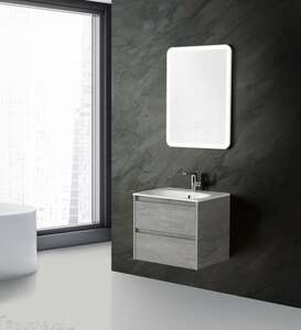 Мебель для ванной комнаты BelBagno Kraft 60 Cemento Grigio