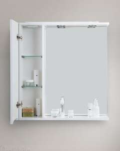 Зеркальный шкаф BelBagno MARINO-SPC-700/750-1A-BL-P-L