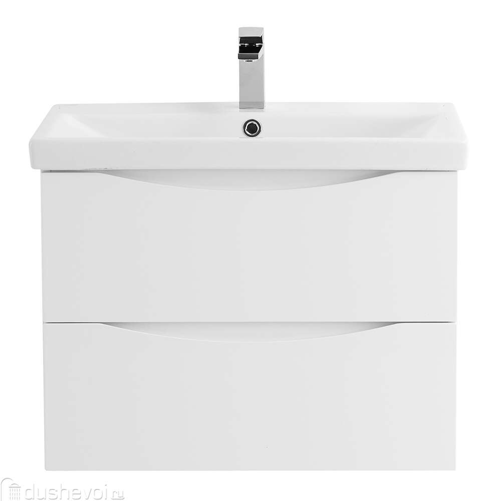 Тумба с раковиной belbagno marino 70 bianco lucido