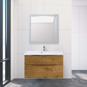 Мебель для ванной комнаты BelBagno Marino-h60 100 см Rovere Nature
