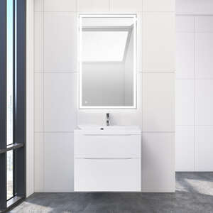 Мебель для ванной комнаты BelBagno Marino-h60 70 см Bianco Lucido